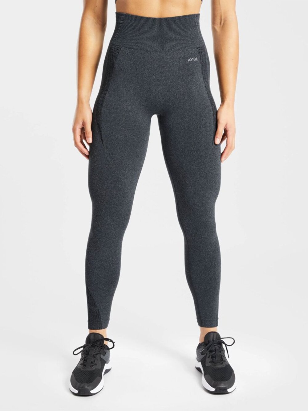 AYBL Balance V2 Seamless Leggings in Speckled Black medium